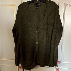 Polly & Esther Khaki Knit Sweater